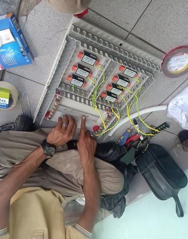 Pembuatan Panel Topologi SPBU