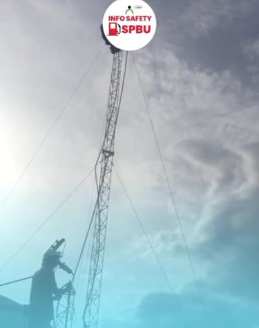 Pengerjaan Penangkal Petir SPBU