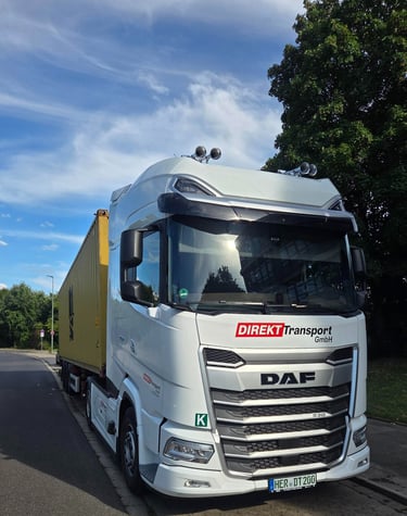 Containertransport, Direkt Transport GmbH, Hafenanlagen, NRW