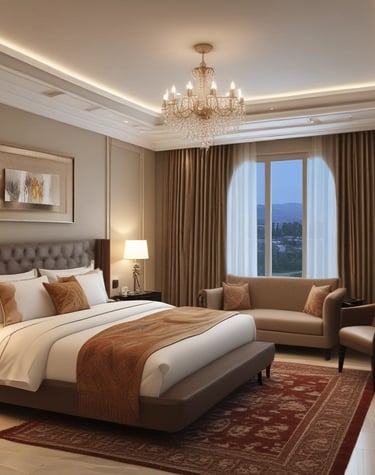 Well-maintained garden space perfect for relaxing moments at the guest house.