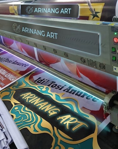 Percetakan makassar arinang art spanduk baliho