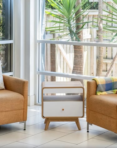 Private quiet sunroom to relax