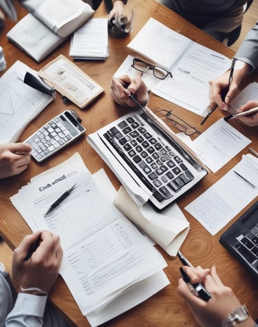 A collection of logo designs and business cards.