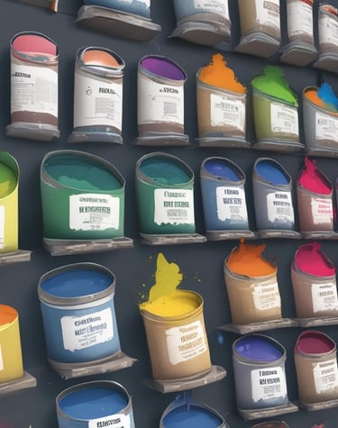 a man painting a wall with yellow paint