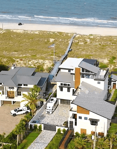 aerial amelia island home