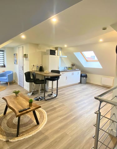 Fully equipped studio with kitchen, corporate accommodation in Dunkirk