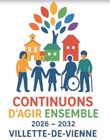 "Continuons d'agir ensemble pour Villette-de-Vienne", liste pour l'élection municipale 2026
