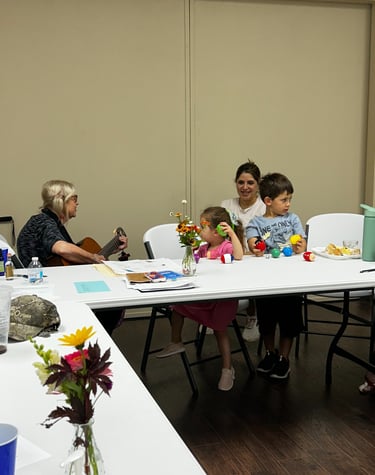 Rabbi Padorr with kids