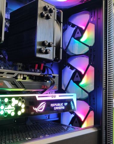 a computer case with a computer case and a computer