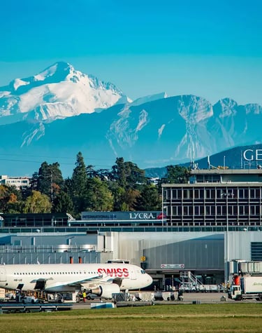 Vos déplacements à l'aéroport internationale de Genève depuis Lyon de Genève