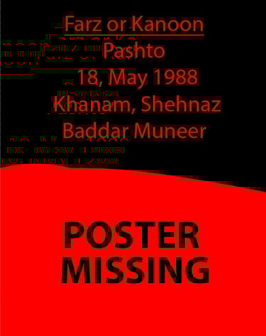Farz or Kanoon	Pashto	18, May 1988	Khanam, Shehnaz, Baddar Muneer