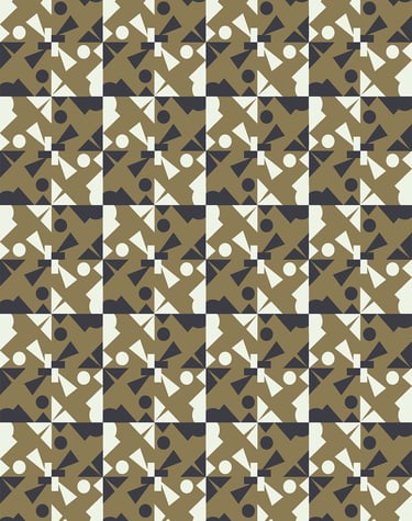a pattern of geometric shapes and shapes of geometric shapes