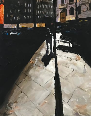 Bus Stop by Wojnowski
