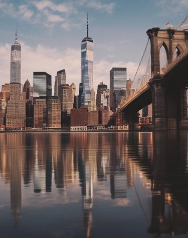 A scenic view of a mountain range at sunset.