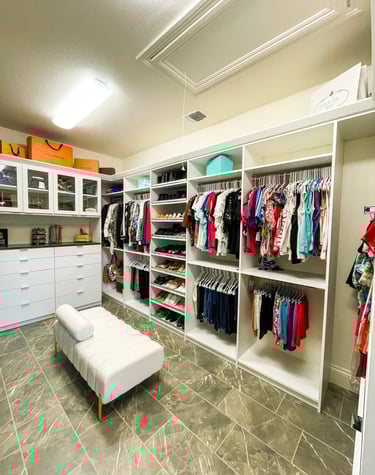 A Large Closet organized by Flawlessly Functional in San Antonio, TX