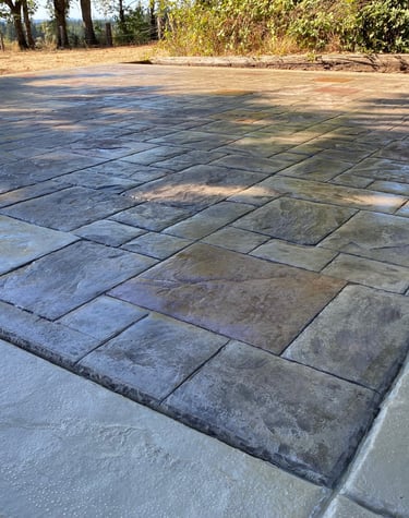 Concrete stamp pattern