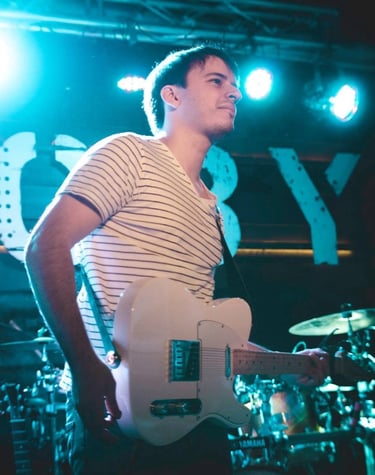 Guitariste Jesús Sanz à Madrid