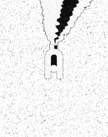 a white and black picture of a necklace with a chain link