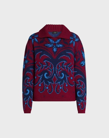 Etro Amazon Luxury Fashion Sweater Christmas Holiday Outfits Crafted of Italian wool, Etro's timeles