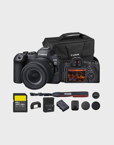 Canon EOS R6 Mark II Mirrorless Camera with RF 24-105mm f/4-7.1 is STM Lens | 24.2MP Full-Frame CMOS