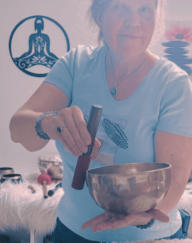 Nathalie Collet en séance - Voix Son Vibration