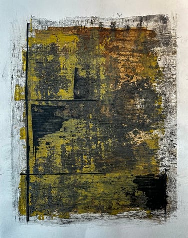 Ink ash and natural pigments painting on paper. Laurence Moracchini Brighton Sussex artist