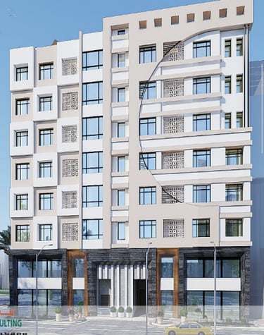 Construction services Oman – G+6 Commercial and Residential