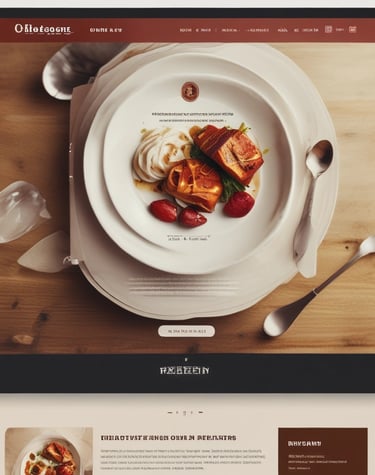A modern website design showcasing a Moroccan small business.