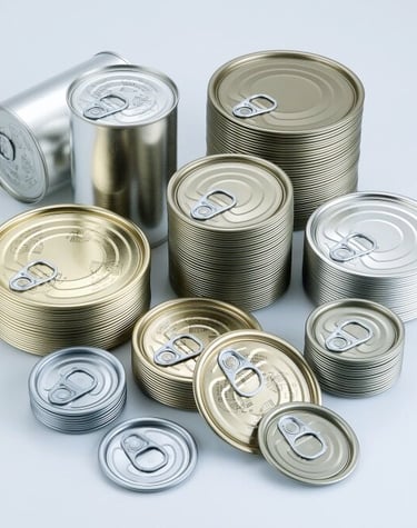 Tinplate and aluminum FA end Full Aperture end