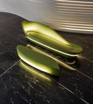 Genesis Curve – avant-garde architectural form with flowing lines and futuristic luxury design