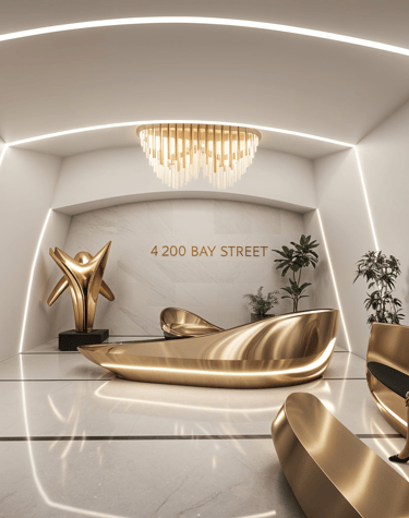 a great design for residential lobby area in toronto