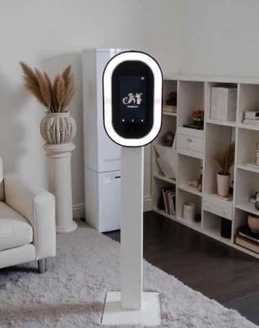 Stylish party photo booth in Bakersfield