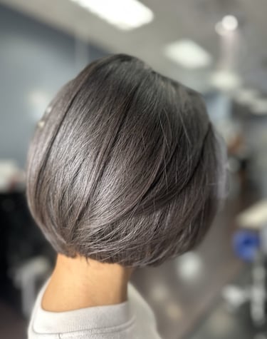 short natural bob haircut