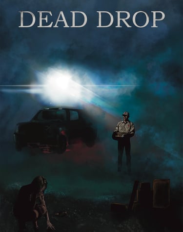 Dead Drop, 2023, Poster, An evil delivery