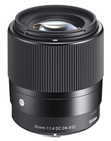 a Sigma 30mm f1.4 lens for Sony e-mount