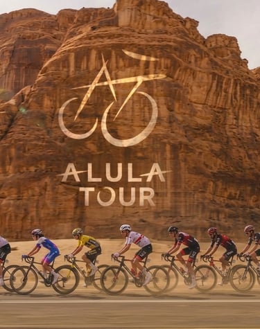 AlUla Tour UCI pro cycling race in Saudi Arabia جولة العلا سباق الدراجات في السعودية