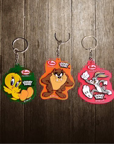 gantungan kunci rubber