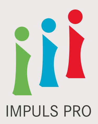 ImpulsPro-Logo – Qualitätszeichen für zertifizierte Personenberater:innen