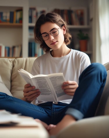 Smiling teens sharing their thoughts about mental health while holding the 'be true to you' magazine.