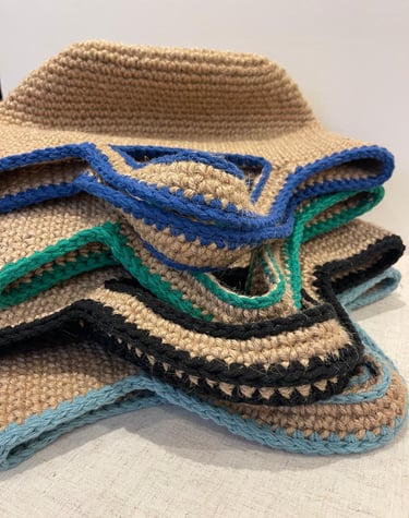 Sac Cabas en jute Torba Biarritz