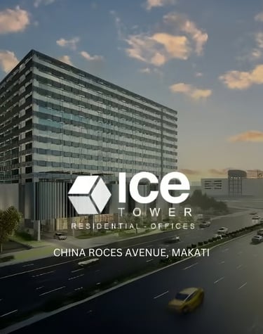 a building with a large ice cream sign on it