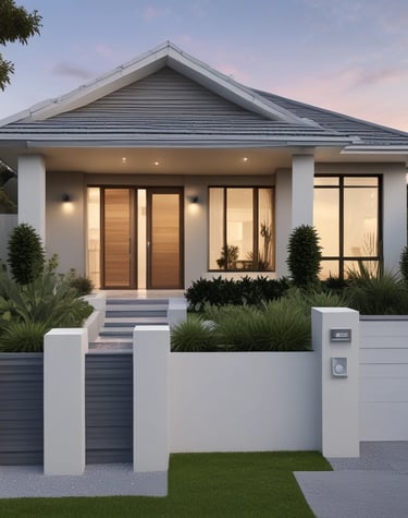 Interior shot of a custom-built kitchen featuring sleek cabinetry and natural light.