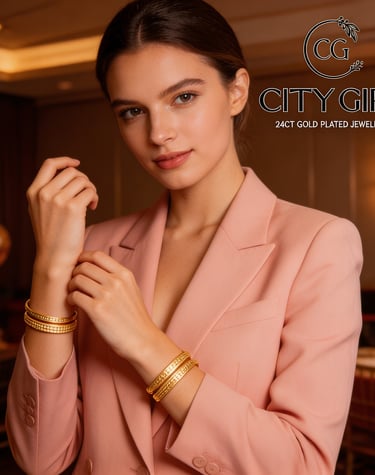Guaranteed gold plated everyday bangles — lightweight daily wear jewellery India