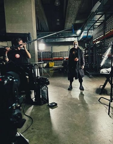 Boom operator Johnny Siera for AEW Wrestling Darby Allin