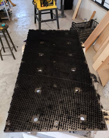 Cepillo para mesa de punzonadora