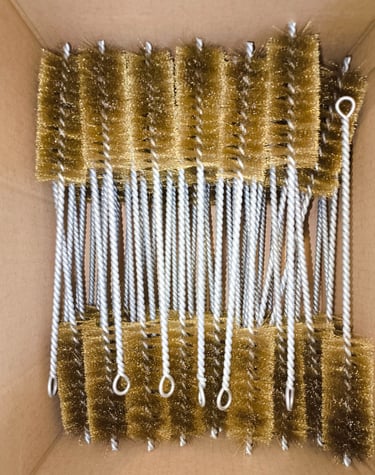 Escobillones con aro, para uso manual