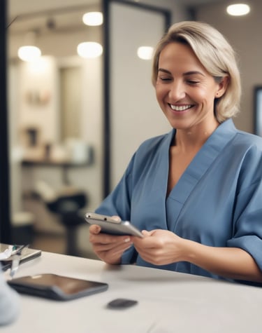 Screenshot of a WhatsApp chat showing quick, human-like automated responses