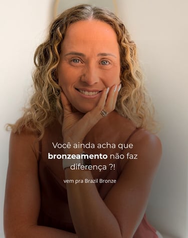 você ainda acha que bronzeamento não faz diferença