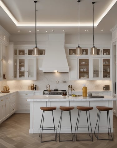 Stylish living area showcasing minimalist decor and charcoal background walls.