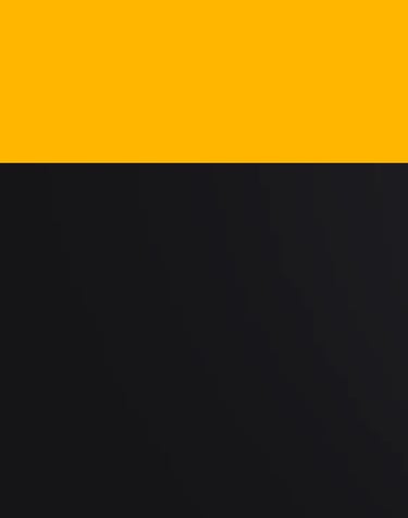 banner de notícias com foto de um celular com fundo amarelo e preto